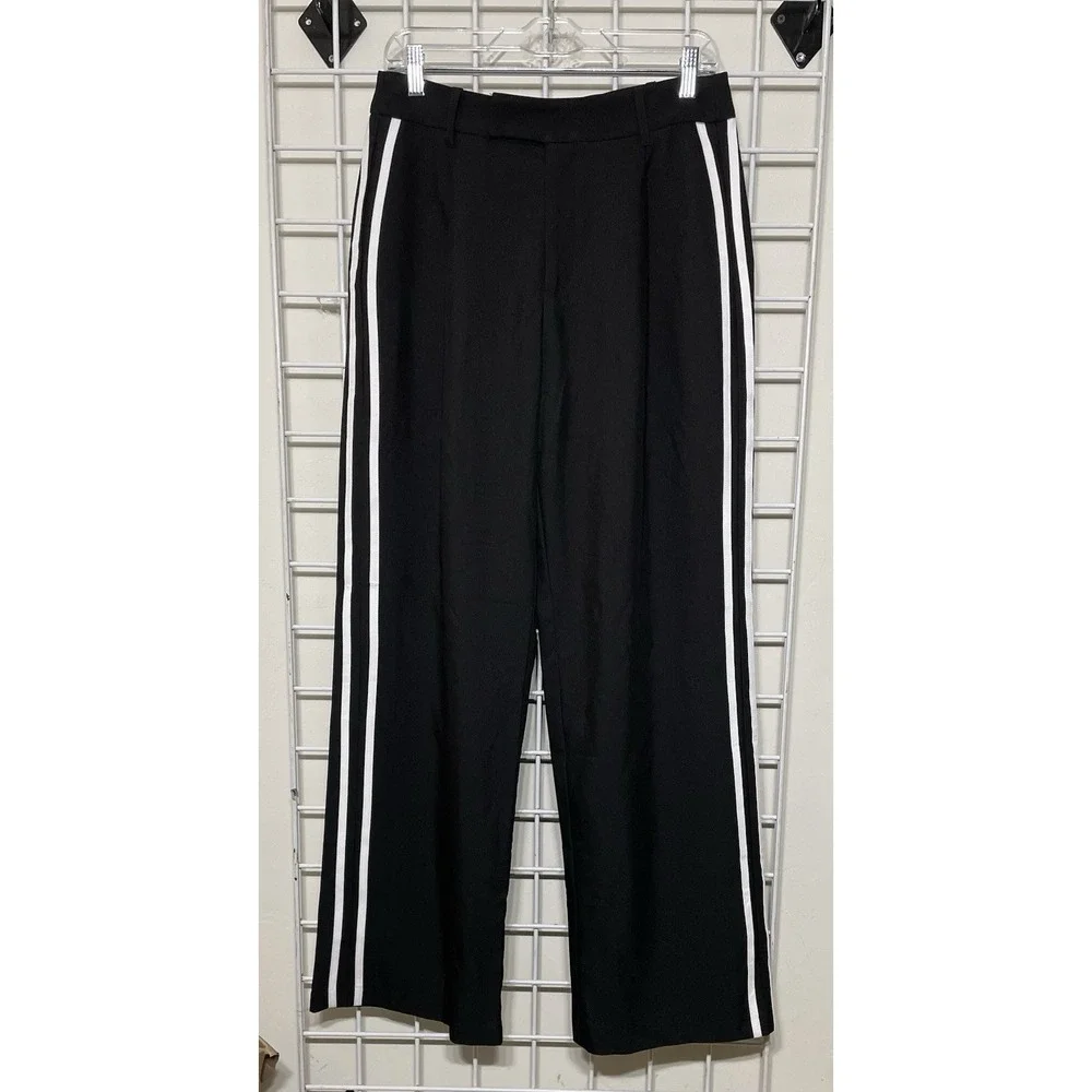 NWT Nia The Brand Messi women's‎ trouser Pants Black Size Medium